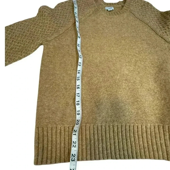 J.Crew Wool Blend Popover Long Sleeve Sweater In a Neutral Color Size Small - Picture 7 of 10